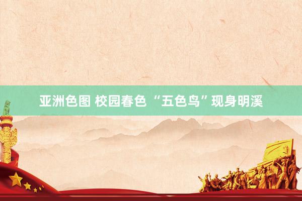 亚洲色图 校园春色 “五色鸟”现身明溪