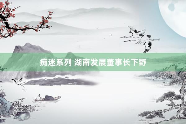 痴迷系列 湖南发展董事长下野